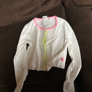 Billie blush cardigan girls size 5